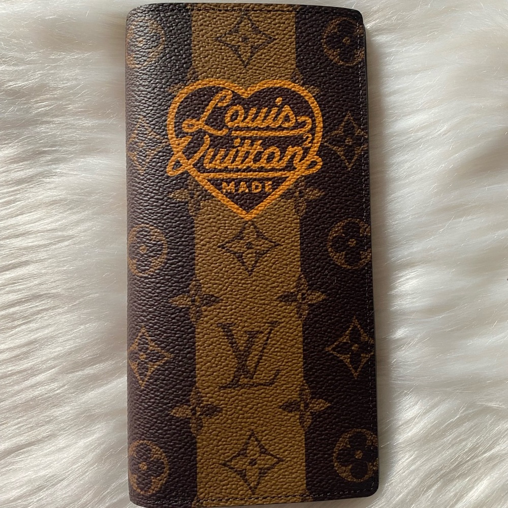 LV limited edition Nigo collection brazza wallet